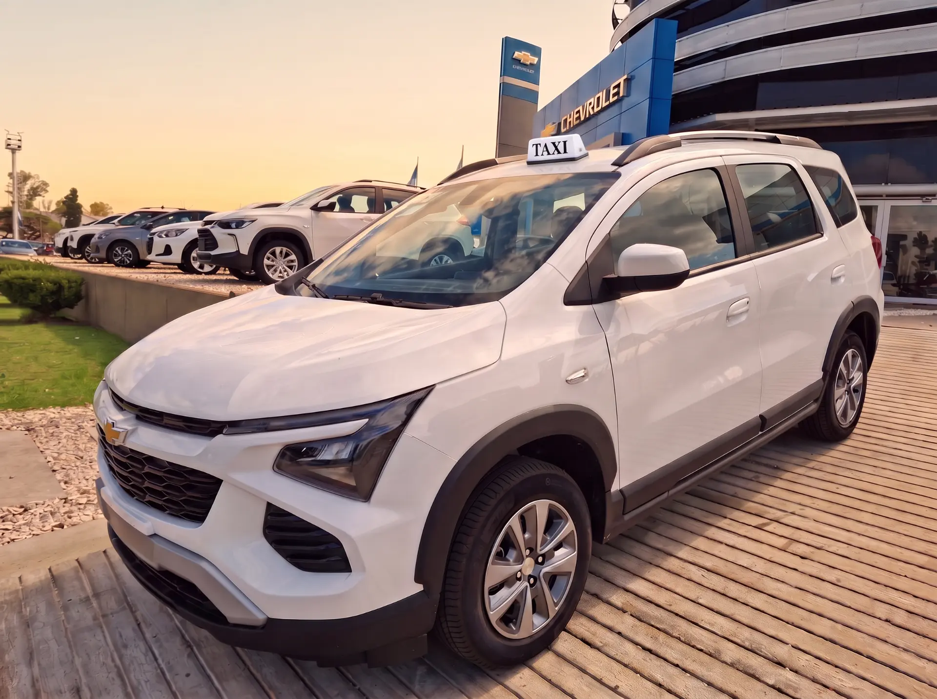 Chevrolet Spin da frota Minas Táxi
